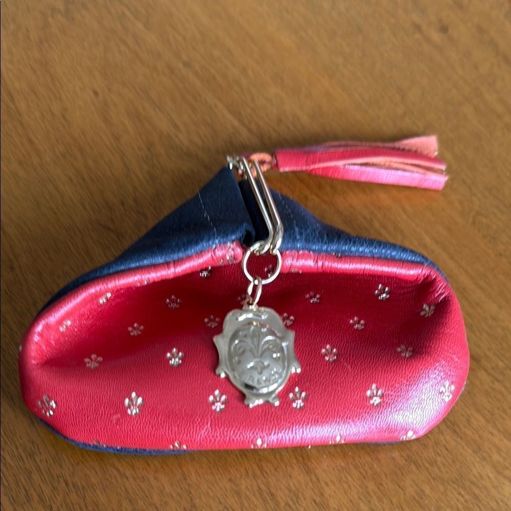 Italian gilt leather coin purse